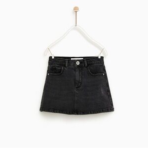 Zara kids black mini skirt!